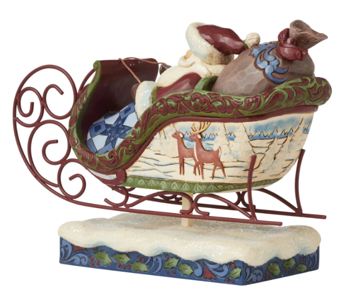 Jim Shore - Victorian Santa in Sleigh - Image 3