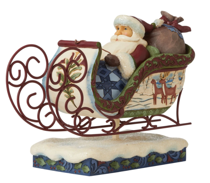 Jim Shore - Victorian Santa in Sleigh