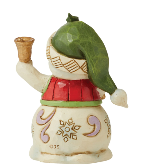 Jim Shore - Mini Snowman with Bells - Christmas KZN