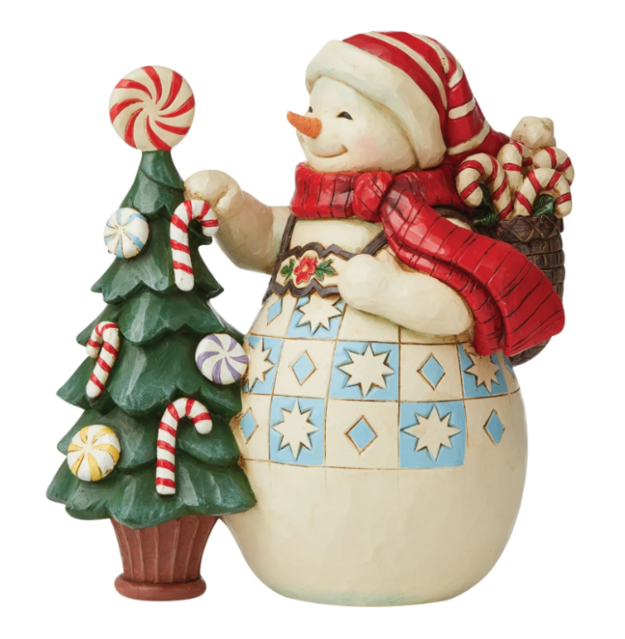 Jim Shore - Snowman with Candy - Image 2