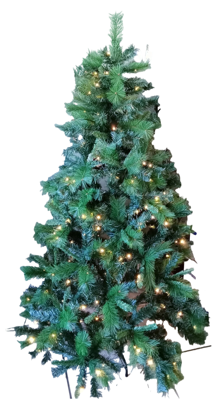 Mixed Pine Christmas tree with Lights