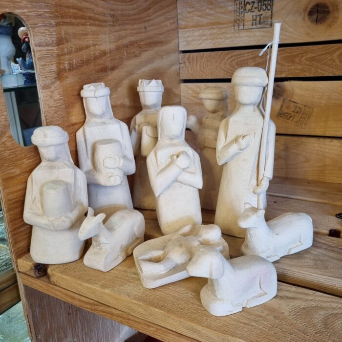 Handmade Wood Nativity