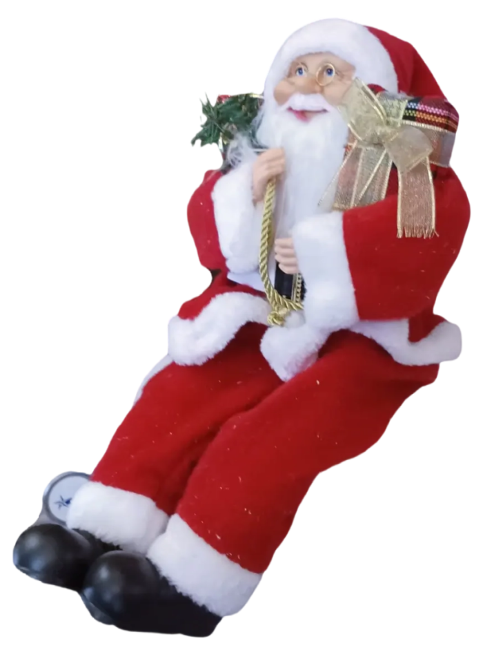 40cm Red Sitting Santa