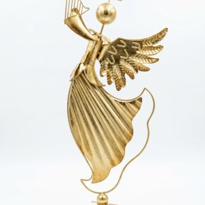 Gold Angel w Harp