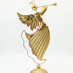 Gold Angel w Trumpet